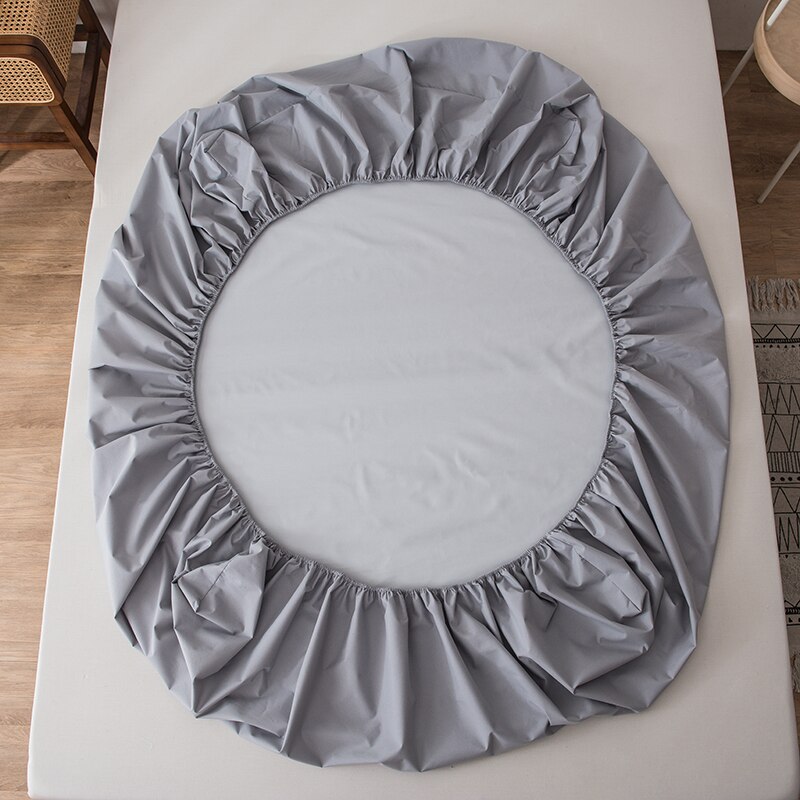 Soft Fit Waterproof Bed Sheet Mattress Cover With Elastic Band Sheets At 4 Sides（Without Pillowcase）
