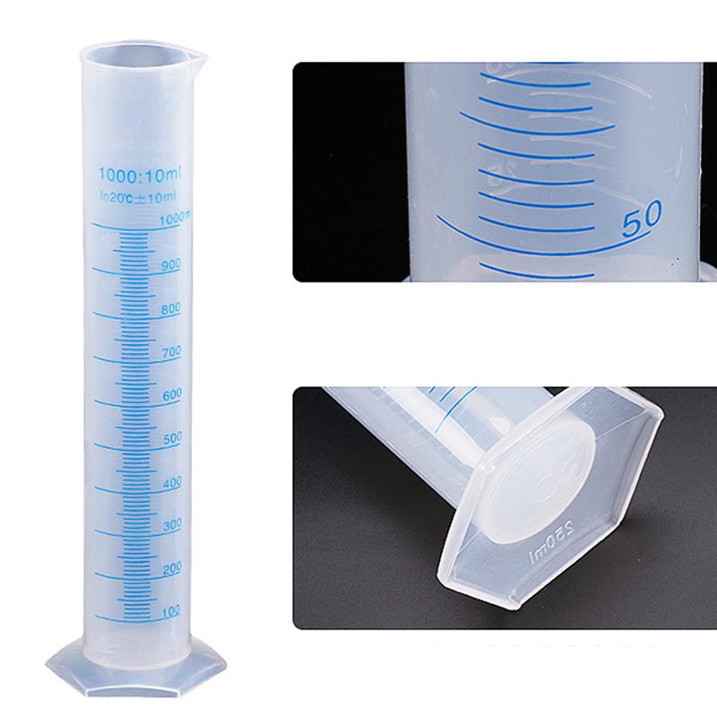 100ml Transparent Plastic Graduated Tube Liquid Measurement Graduated Cylinder Laboratory-Specific Laboratory Supplies