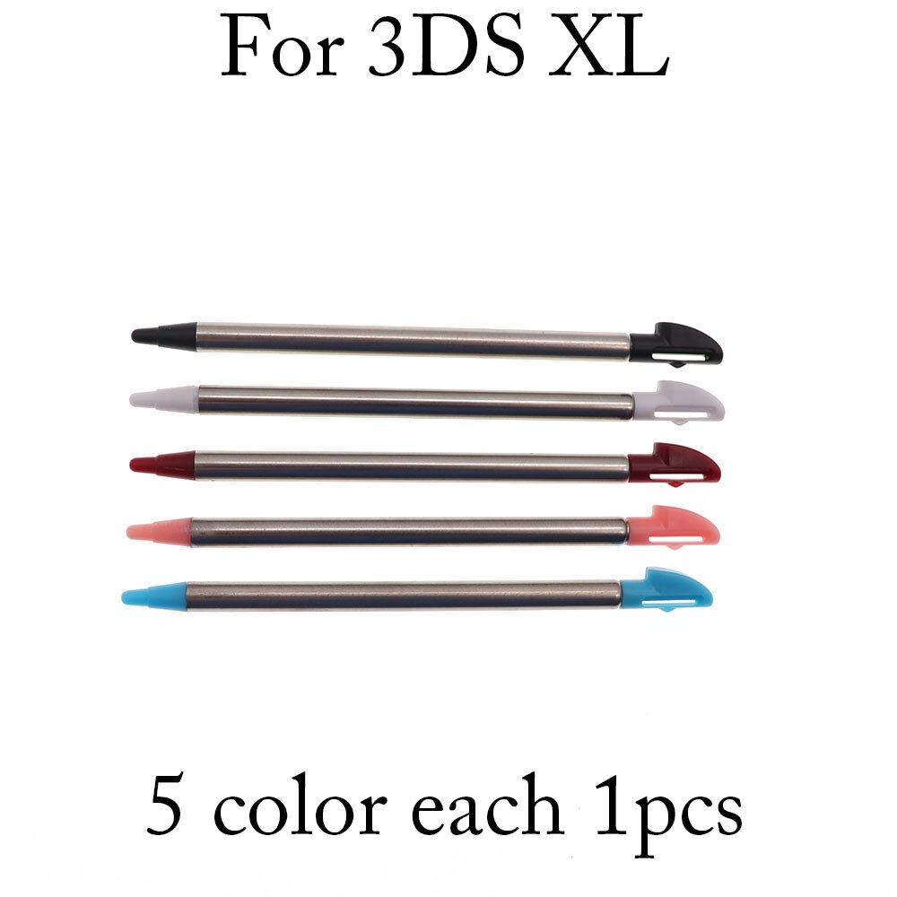 TingDong Retractable Metal Touch Screen Stylus Pen Set For Nintend For 3DS XL 3DS For Nintend NDSi NDSL Gaming Accessory