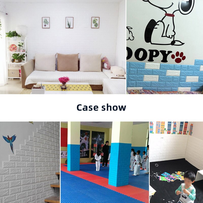 Paneles autoadhesivos 3D para pared, papel tapiz autoadhesivo, adhesivos para el salón, dormitorio, habitación de niños, papeles de ladrillo, decoración del hogar, 12 Uds.