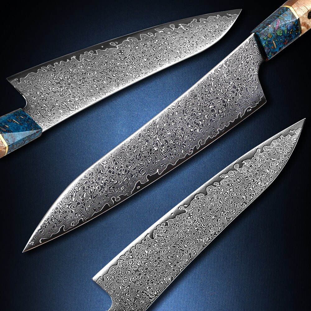 Grandsharp Chef's Knife 67 Layers vg10 Japanese Damascus Kitchen Knife Kitchen Stainless Steel Tools Gyuto Utility Kiritsuke
