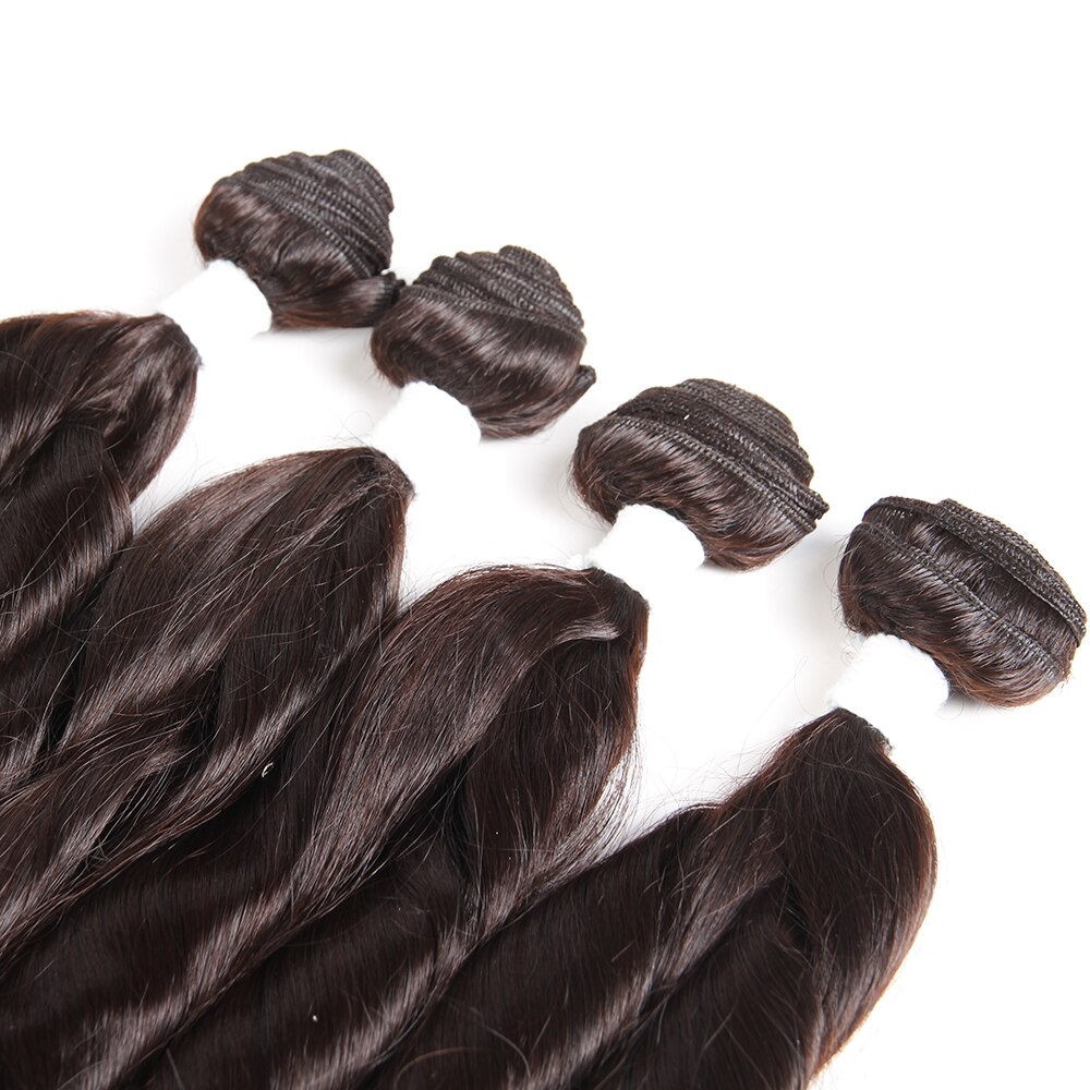 Ombre Schwarz Braun Farbe Synthetische Haarwebart Bündel X-tresse Funmi Lockiges Haar Schuss Erweiterungen 4 Bündel eins Pack Für Eine kopf