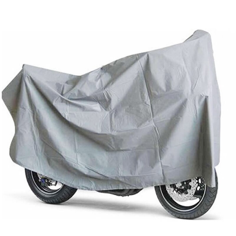 Srebrny oddychający pokrowiec na motocykl odporny na warunki atmosferyczne krążownik UV deszcz odporny na kurz akcesoria robić motoru rower motorower okładki