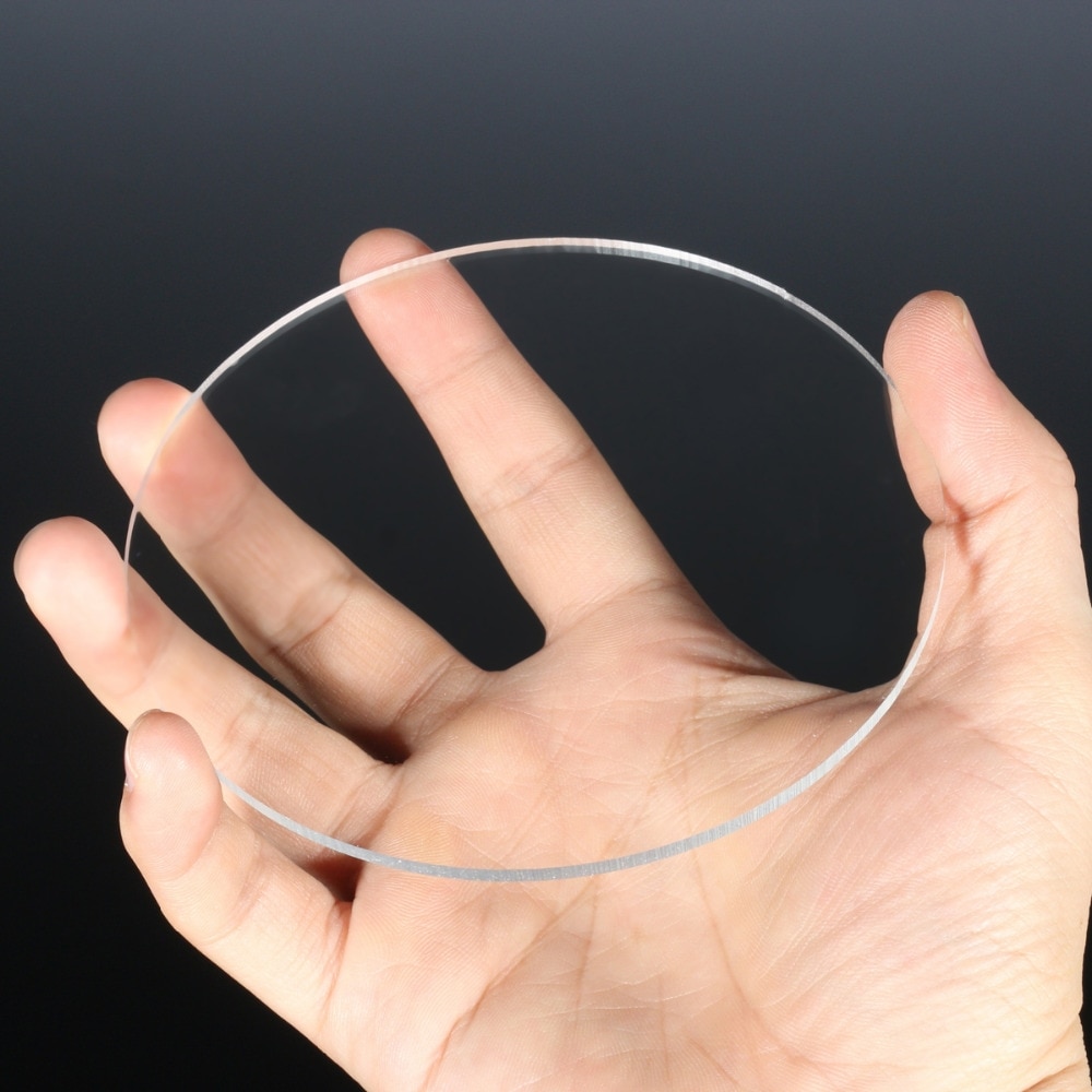 3mm Klar Extrudierte Acryl Kreis Ohrringe Mit See Acryl Scheiben Perlen Plexiglas Für bild rahmen DIY Handwerk CD Gestelle