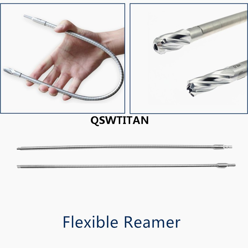 Flexible Reamer and Flexible Reamer Quick Coupling flexible shaft handle Medullary cavity soft expansion hollow reamer