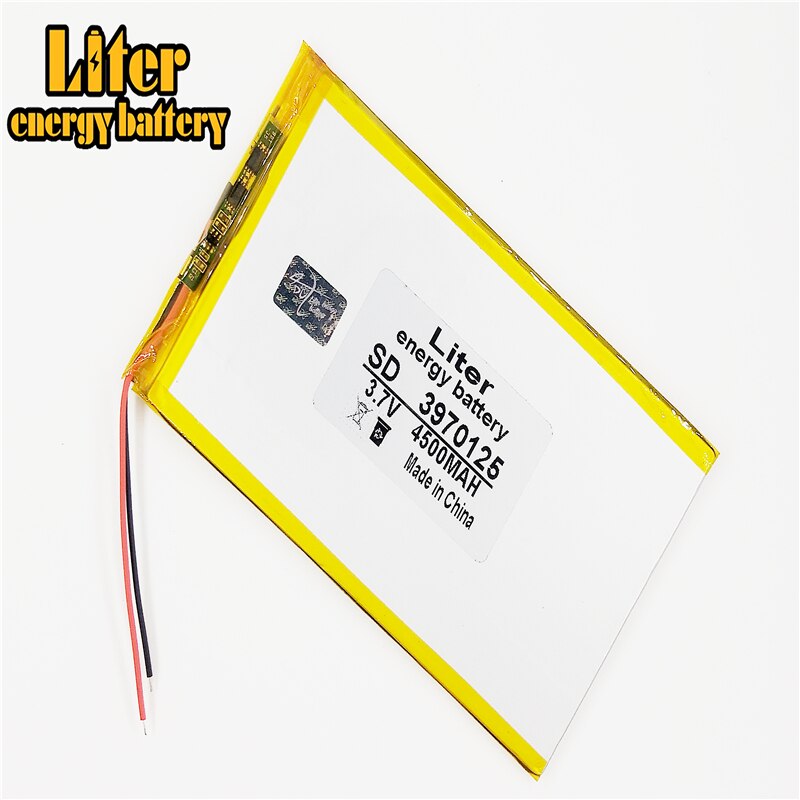 4070125 3970125 .3.7V 4500 Mah Lithium-polymeer Batterijen, Platte Dvd, Tablet Pc, Game Consoles