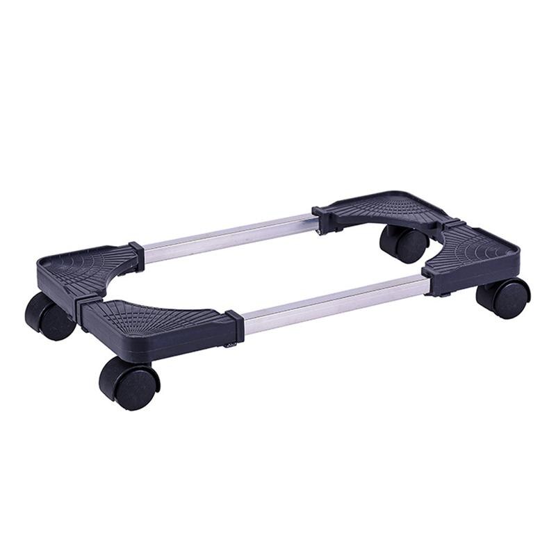 Computer Towers Stand Cart Mobile Adjustable Computer CPU Holder with Locking Caster Wheels for Computer Cases PC Black