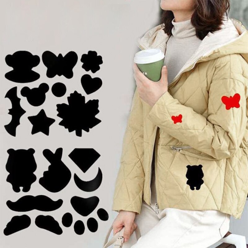Selbst-Klebstoff Flecken Tuch Aufkleber Dekoration Nylon Kostenloser schneiden DIY Reparatur Unten Kleidung Jacke Regenmantel Appliqued Löcher Reißen