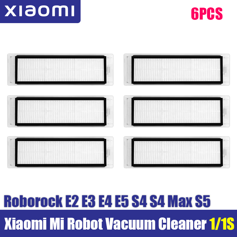 For Xiaomi Mi Robot 1/ 1S SDJQR01RR SDJQR02RR SDJQR03RR E3, S4, S4 Max, S5 Vacuum Cleaner Main Side Brush Filters Mop Parts: army green