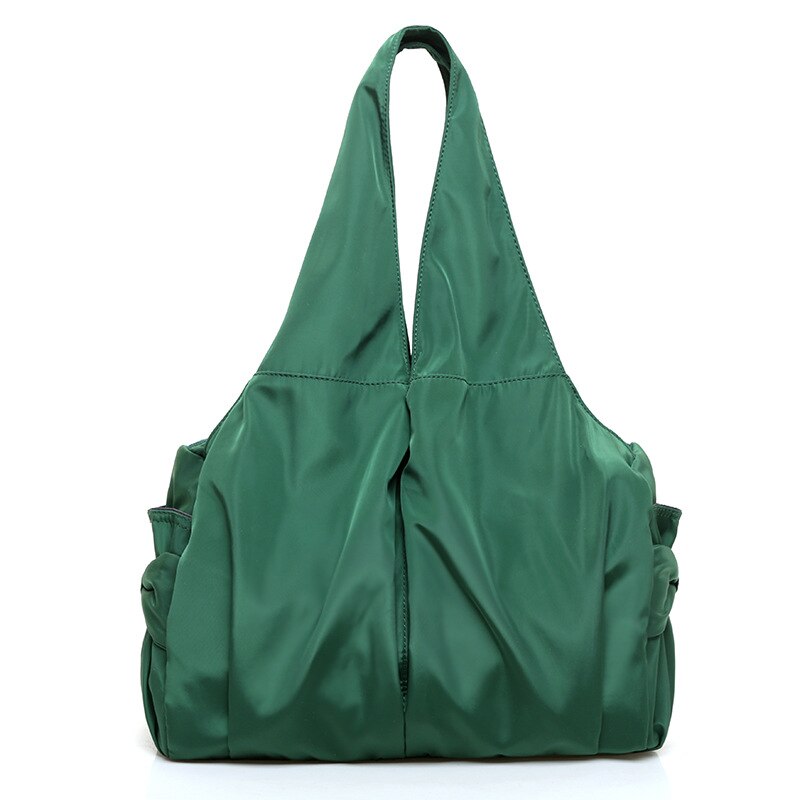 Style Woman's Bag, Single-shoulder, Hand-held Messenger Bag, Waterproof Nylon Bag, High-capacity: Green