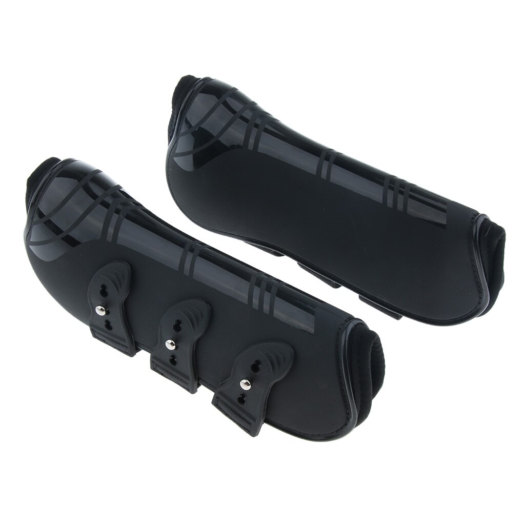 1 Paar Paard Pees Laarzen, Pu Shell, Paard Springen Bescherming Cover Voor Paard Springen Training Apparatuur