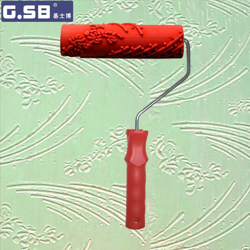 7" inch Roller Wallpaper Roller Paint Tool Sets Wall Art Decor Paint Rollers 3d rubber Liquid Wallpaper NO.179