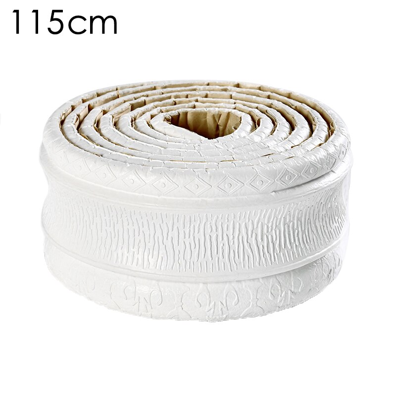 Sealing Strip Bathroom Shower Sink Bath Caulk Tape White PVC Self Adhesive Waterproof Wall Sticker For Bathroom Kitchen: A