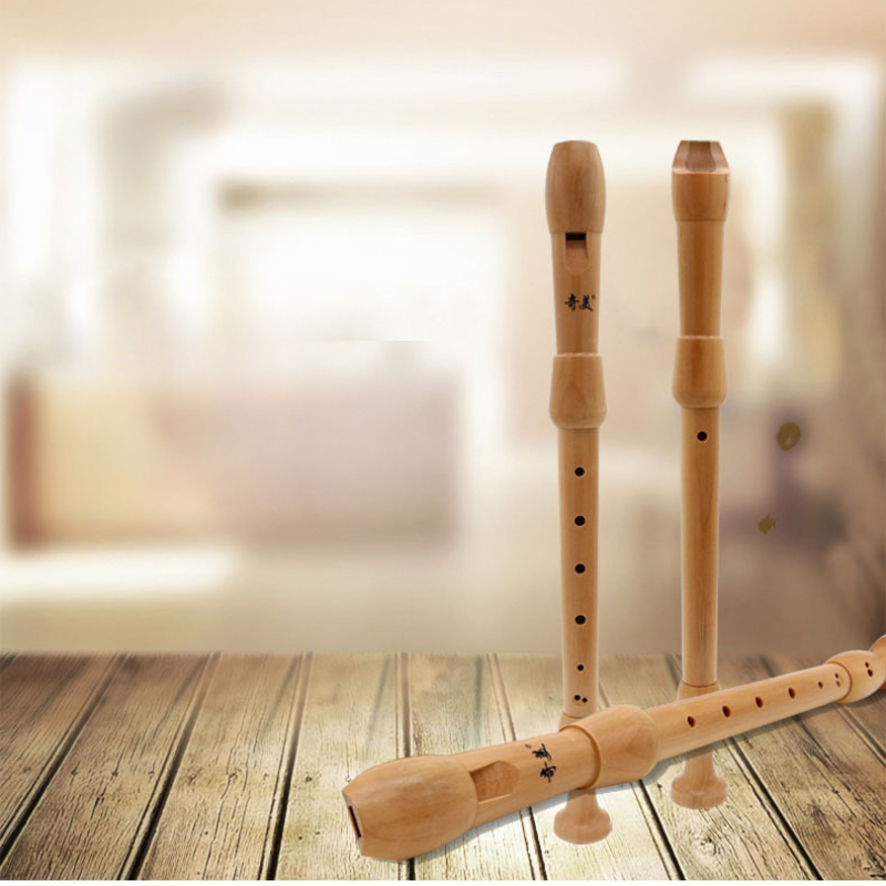 Qimei-grabador Alto de 8 agujeros, instrumentos musicales, flauta de madera de arce, estilo alemán, estilo inglés, clarinete Alto QM8A-30B 31G