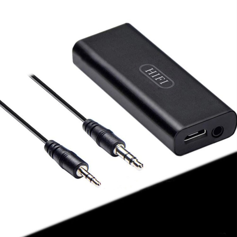 Portable 3.5mm For Phone Black Mini Headphone Amplifier Powerful Stereo Earphone Rechargeable Home HIFI Music Improver Audio
