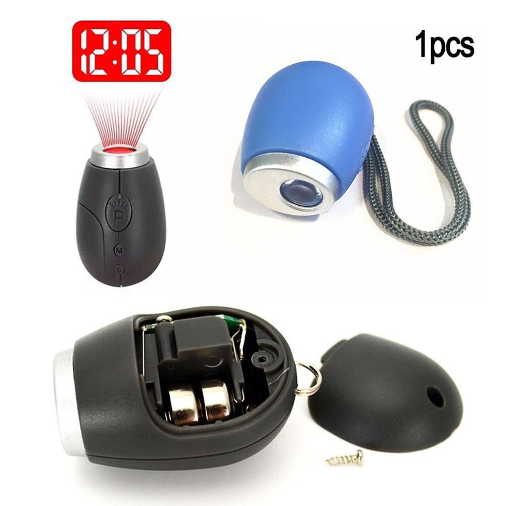 Digital Projection Clock LED Portable Clocks Mini Clock Time Projection Digital Watch Night Light Electronic Clock