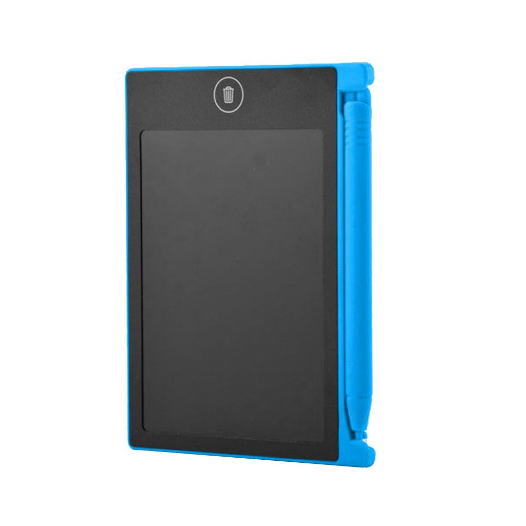 Best 4.4-inch LCD EWriter Paperless Memo Pad Tablet Writing Drawing Board детские игрушки развивающие משחקים לילדים: Blue