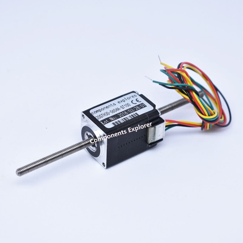 Nema8 Non-Captive Steppes motors 20STH30-0604A-GT100,100mm length leadscrews