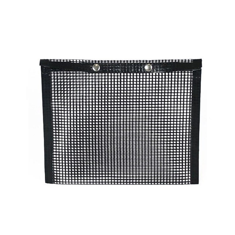 Bolsa de rejilla antiadherente para parrilla pícnic al aire libre herramienta de barbacoa reutilizable y fácil de limpiar bolsa antiadherente para hornear barbacoa: 22x27cm