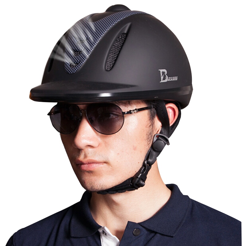 Casque d'équitation équestre respirant Durable sécurité demi couverture cheval cavalier casques pour hommes femmes enfant 52-61 CM