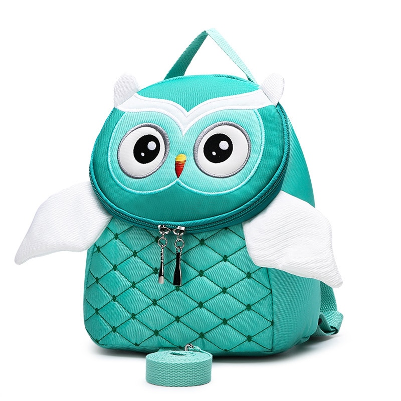 3DCute Owl Pattern Bag For Kids Girls Boys Children Backpack Cartoon School Bag Anti-lost Kindergarten Backpacks Mochila