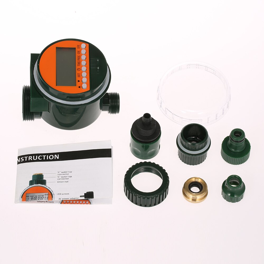 Garden Irrigation Digital Watering Timer Outlet Programmable Hose Faucet Timer With Rain Sensor 3/4" 1/2" Tap