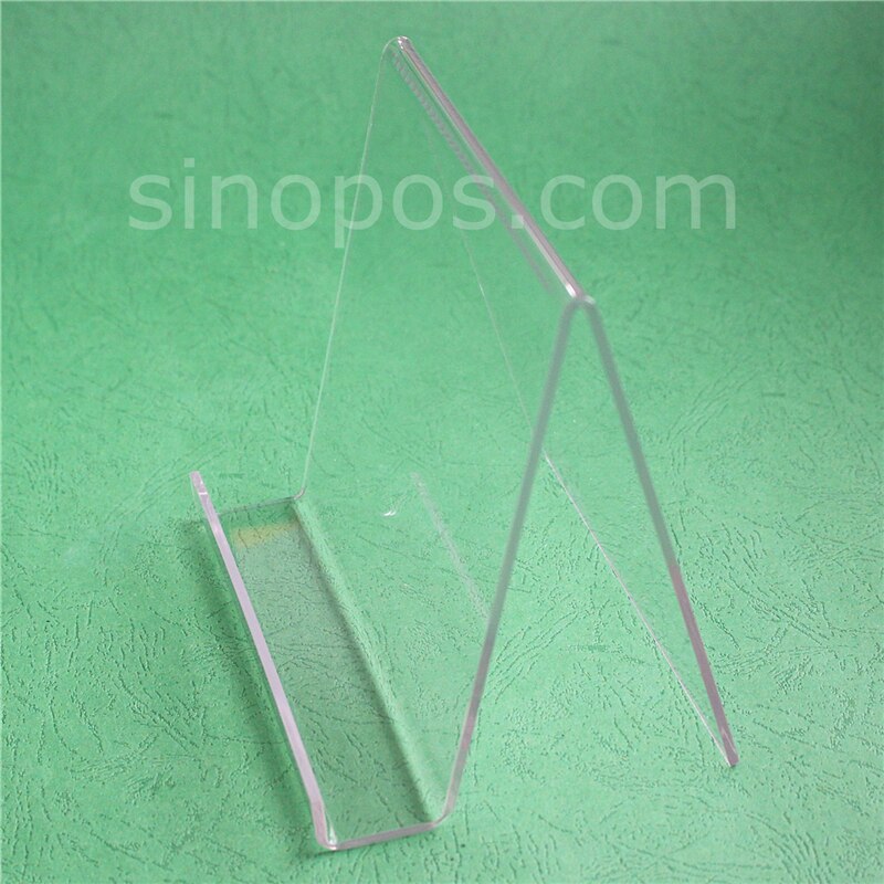 Acrylic Book Easel, tablet glass display stand clear plexi counter plate photo rack painting show shelf tile support pad bracket