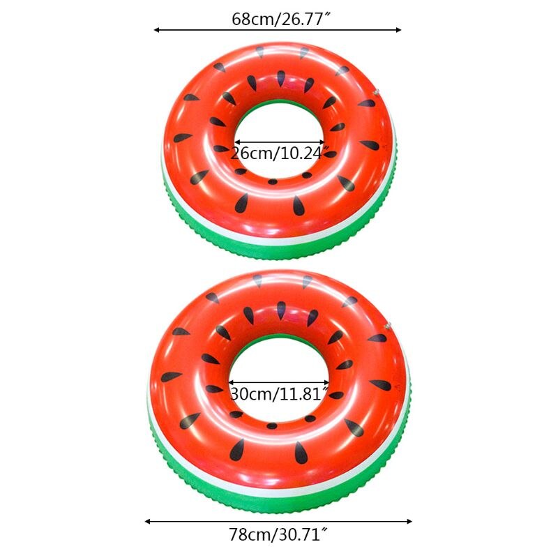 in modo sicuro Anguria Gonfiabile di Nuoto Anello Galleggiante di Nuotata Piscina Cerchio Giri di Età I Bambini Giocattoli Da Spiaggia
