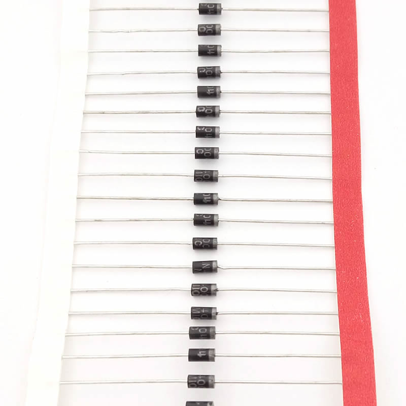 MCIGICM 100pcs Rectifier Diode 1A 400V DO-41 1N4004