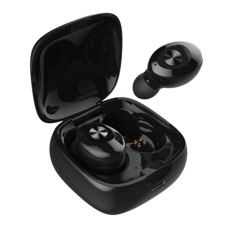 XG12 Tws Bluetooth 5.0 Koptelefoon Draadloze Stereo Sport Koptelefoon Handsfree Gaming Headset Met Microfoon Voor Alle Smartphones: double  and case