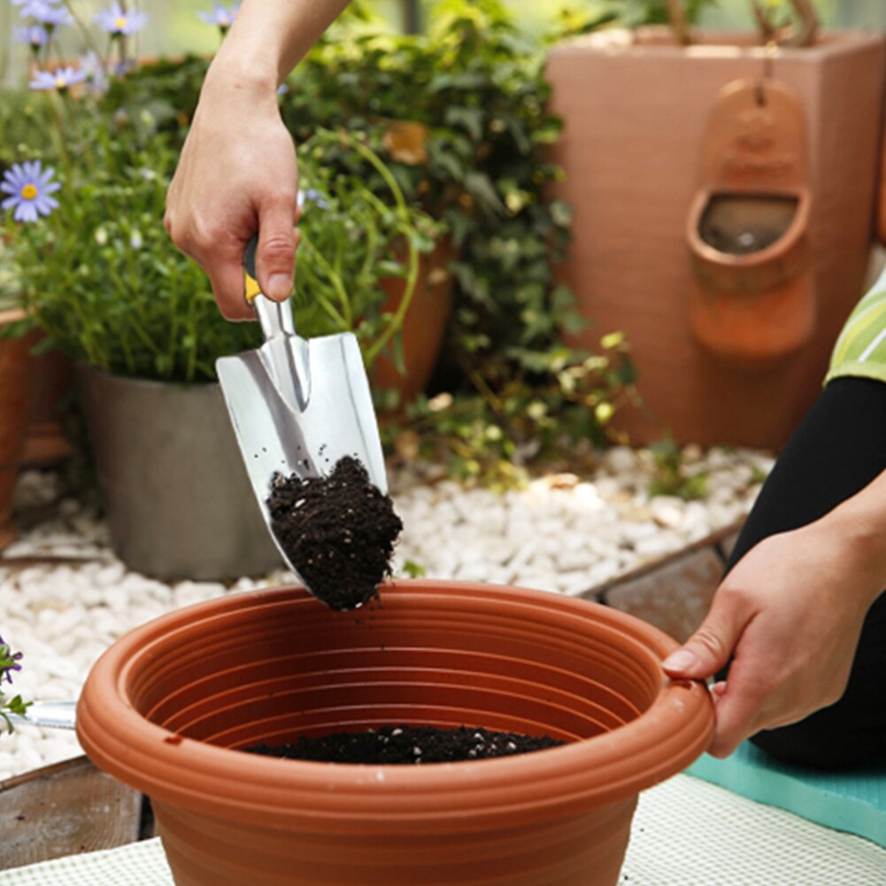 3pcs Gardening Tool Set Balcony Home-grown Mini Digging Suits Three-piece Shovel Rake Garden Tools Combination
