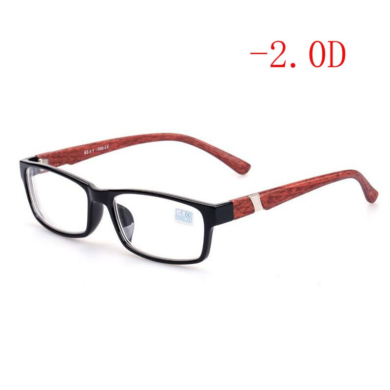 -1 -1.5 -2 -2.5 -3 -3.5 -4 -4.5 -5 -5.5 -6.0 Plastic Frame Hars Lens Afgewerkt Bijziendheid Bril Mannen Vrouwen Kortzichtig Brillen