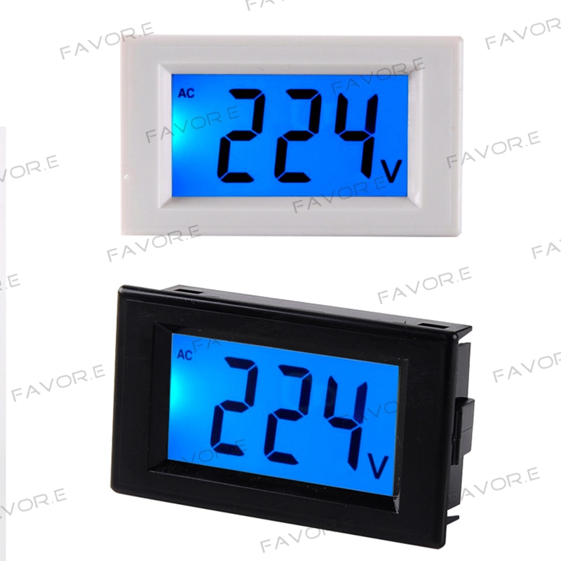 D85 AC Panel Meter lcd-scherm blauwe achtergrondverlichting Digitale Voltage meter tester Voltmeter bereik AC 80-500 V