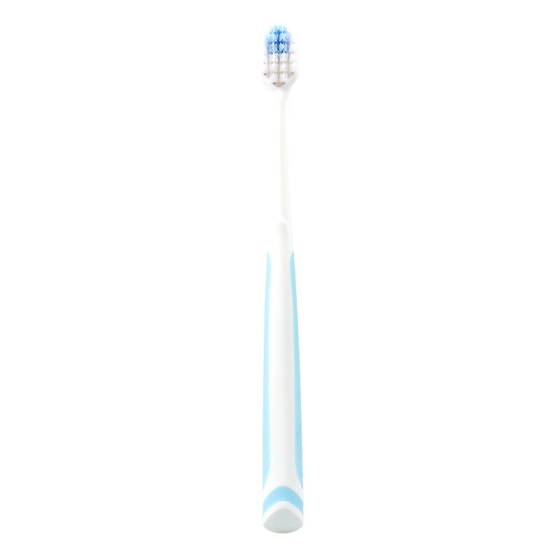 Wide Head Soft Bristle Toothbrush Adult Toothbrush Family Pack, Easy To Carry Outdoor Hotel Toothbrush: Sky Blue