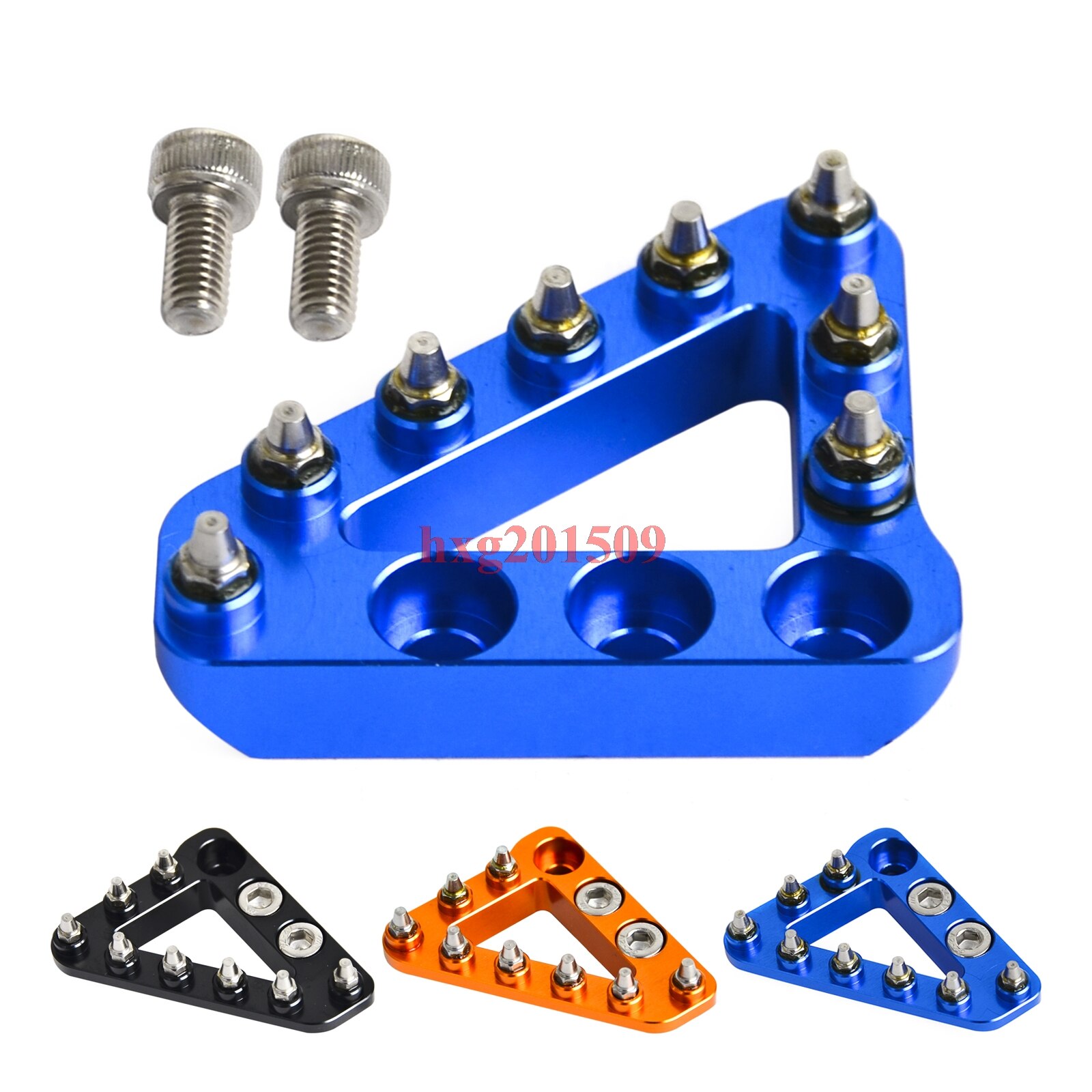 Embout de pédale de frein arrière nicecnc pour husaberg te  fe 125 200 250 300 350 390 450 500 501 570 husqvarna te tc tx fe fc fs  fx 701 beta: Bleu