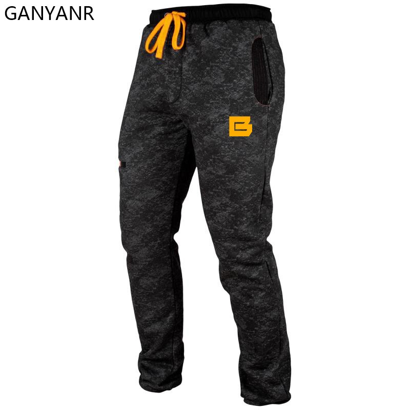 GANYANR corriendo pantalones hombres correr gimnasio entrenamiento deportivo ropa deportiva polainas pantalones Trackpants de entrenamiento de fútbol pantalones de pista