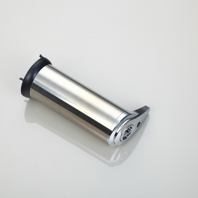 KEMAIDI Modern Automatic Sensor Soap Dispenser Stainless Steel Hands Free Touch Sanitizer Dispenser for Kitchen/Bathroom Set