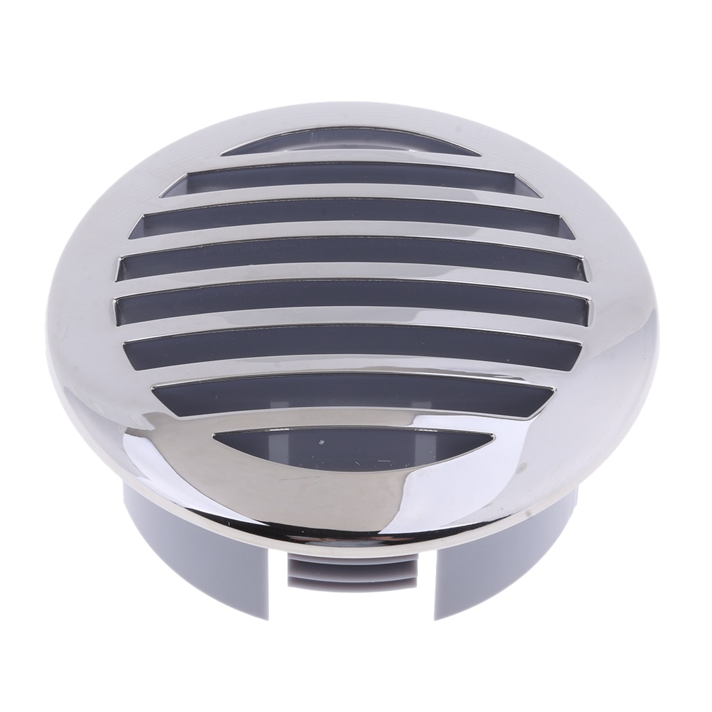 4 Pack 3-inch 316 Stainless Steel Round Louvered Air-flow Air Vent for Marine Boat Replacement 76mm
