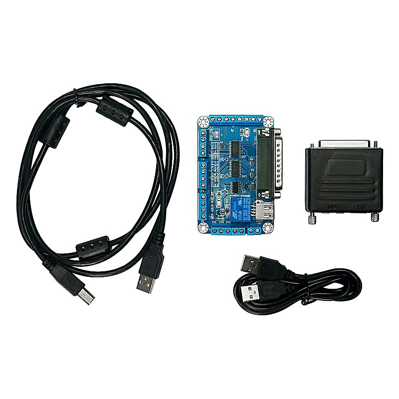 CNC MACH3 USB to Parallel LPT Port Converter Adapter 6 Axis Controller mach3 Parallet Port TO USB for cnc milling machine