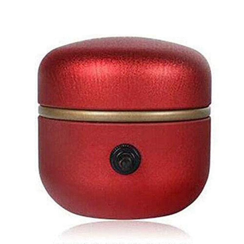 Mini elektrisk keramik hjul maskine lille keramik danner maskine med bakke til diy keramisk arbejde ler kunst håndværk os stik: Rødt guld