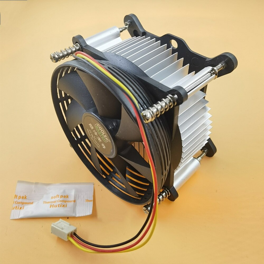 Desktop Computer PC Aluminum CPU Heatsink Cooler Fan LGA 775 or 20W 30W 50W High Powe