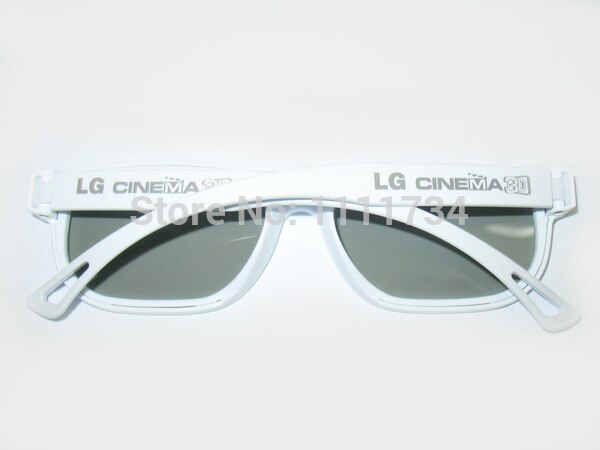 2pcs/set 3D polarized glasses fit for LG AG-F200 no flash Universal 3D cinema RealD 3D TV