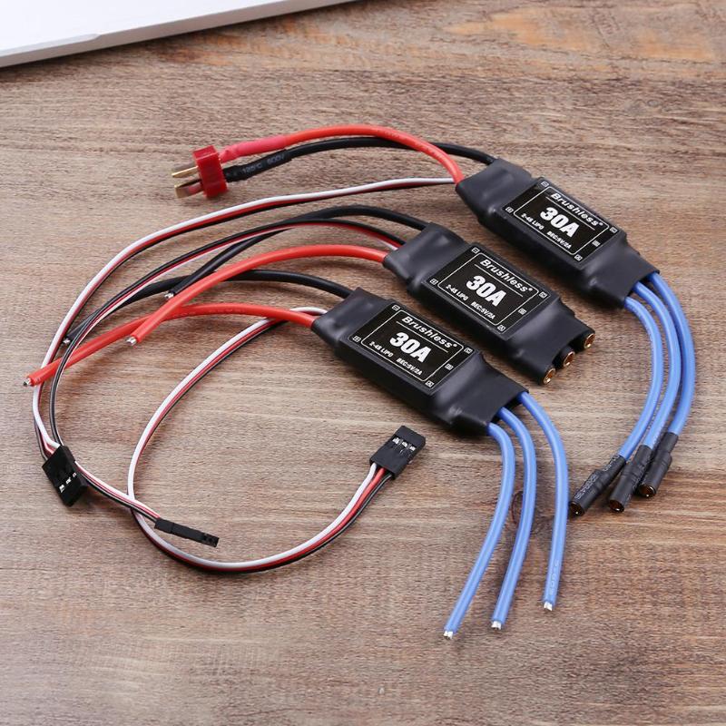 Xxd 30A Esc Rc Brushless Motor Speed Controller Voor Rc Vliegtuig Helikopter Vliegtuigen Speed Controller 2-4S Esc borstelloze Motor