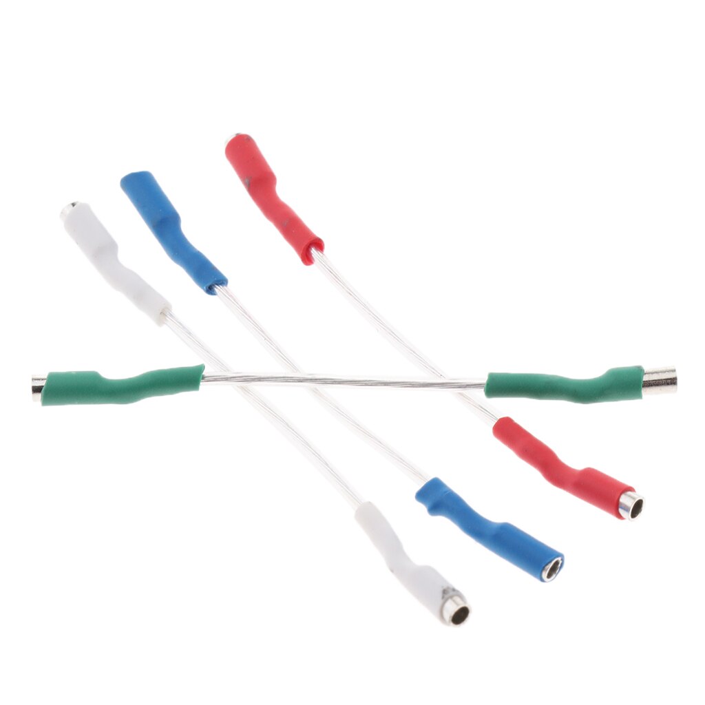 4 Pieces Phono Headshell Lead Wires, Turntable Phono Headshell Lead Wires
