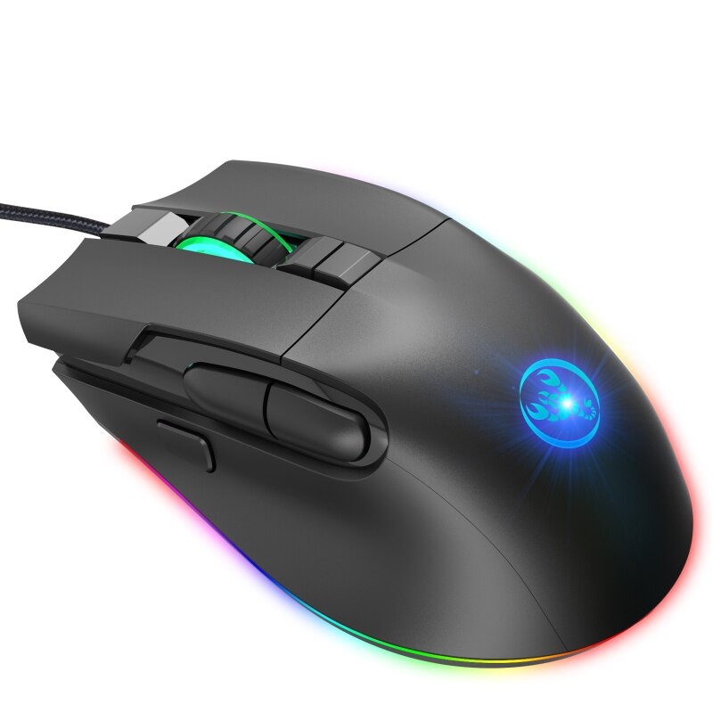 XX9A 100mA USB Ergonomic Wired Mouse 8 Keys 7200dp... – Vicedeal