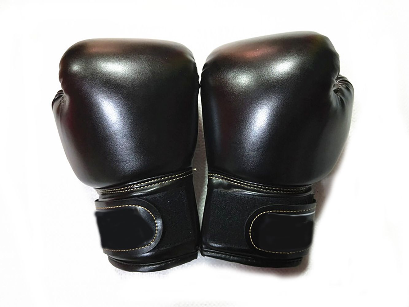 schlicht MMA Ausbildung freundlicher Kickboxen Kinder Boxen Handschuhe Stanzen Tasche PU Leder: Schwarz