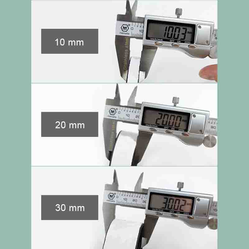 1/5/10 Meter Zelfklevende Rubberen Magneet Strip 10*1 15*1 20*1 30*1mm Tape Rubber Koelkast Flexibele Magnetische Strip Voor Thuis