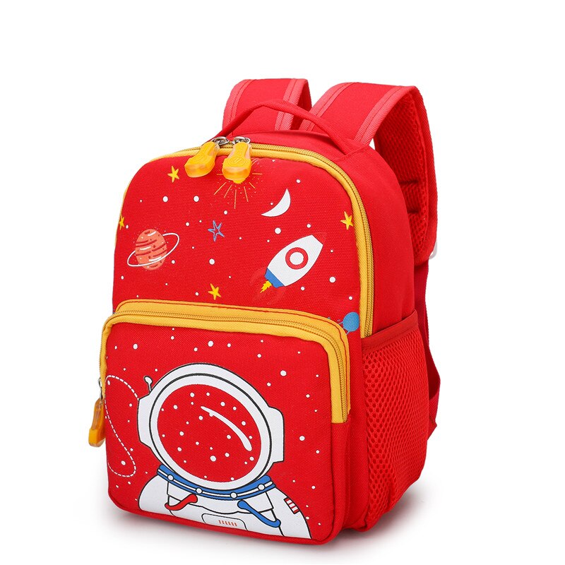 Fengdong baby boy kindergarten bag kids small backpack mini book bag school bags for baby girls children preschool backpack: red