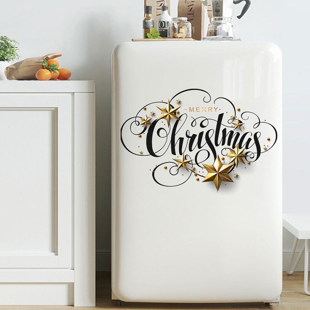 Kerst Raamstickers Muur Kerst Raam Muur Decor Vrolijk Kerstfeest Decor Voor Thuis Nieuwjaar Sticker Deur Decoratie