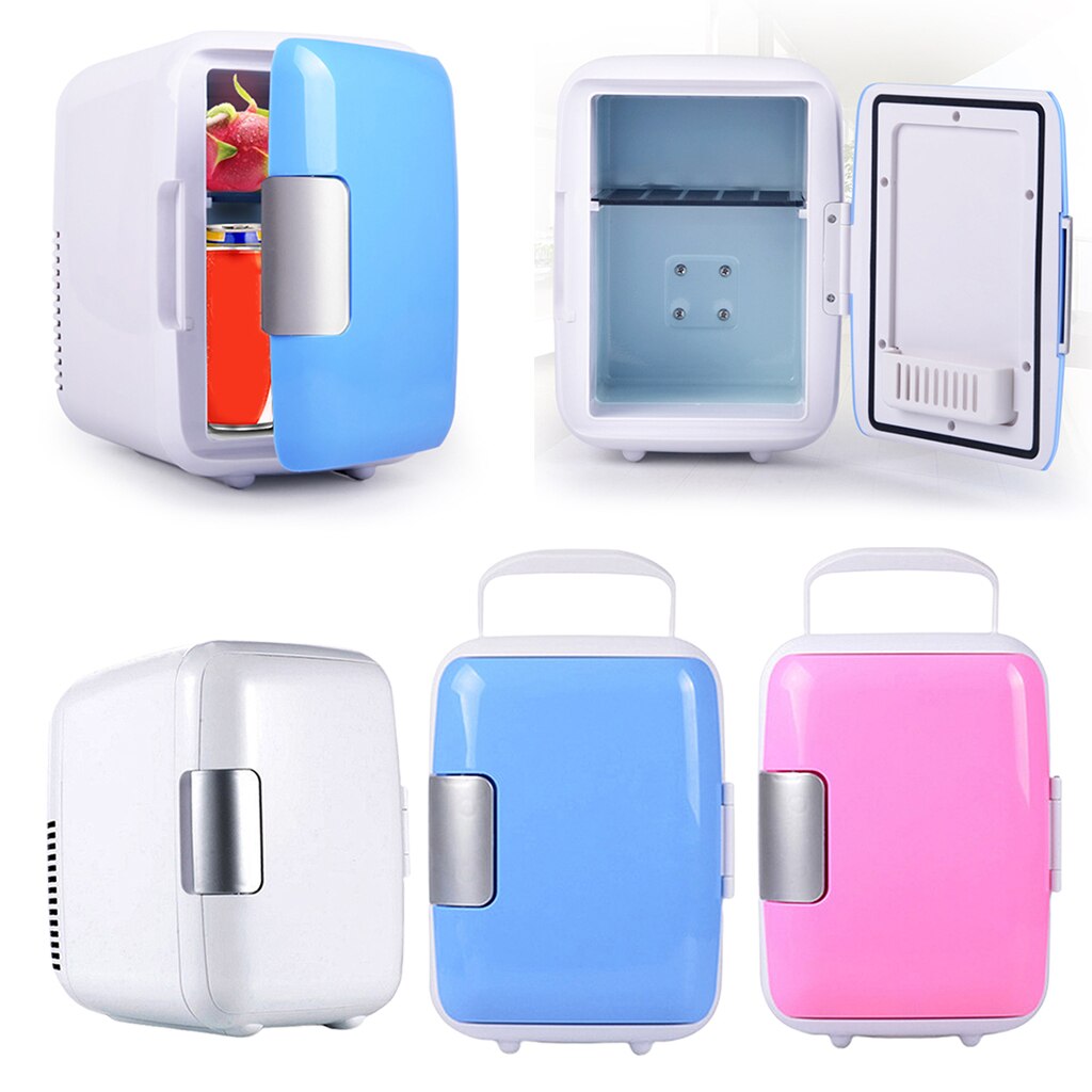 4L Portable Mini Car Refrigerators Fridge Compact Cooler/Warmer Fridge f/ Travel